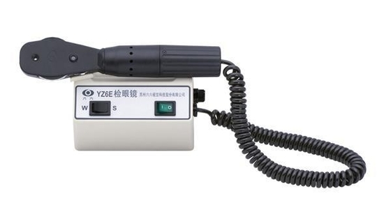 6V/5Wハロゲン球根が付いている携帯用YZ6Eの医療機器の検眼鏡