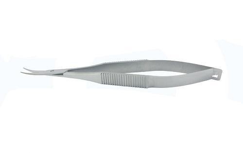曲げられた先端の細げき燈顕微鏡のCornealはさみの刃の長さ17のMm